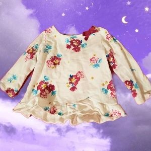 Carter's Long Sleeved Baby Floral Top